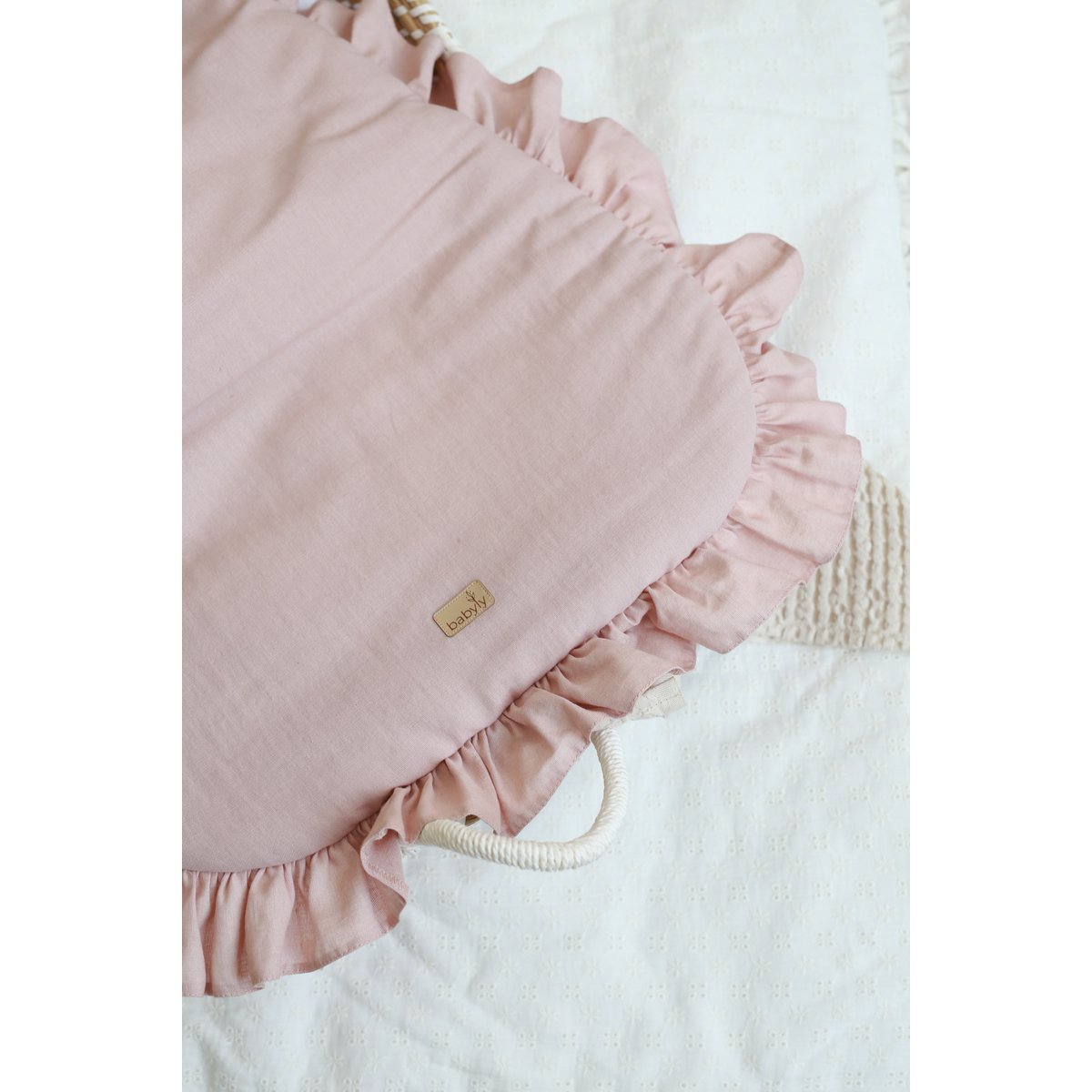 linnen babyslaapzak met ruches, babyslaapzak met ruches zomer 1 TOG, 1,5 TOG, 2,5 TOG