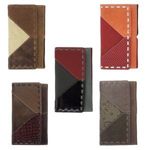Sunsa women's wallet. leather purse. Wallet with RFID protection. Sustainable wallet made from leather scraps. Large women's wallet with many credit card compartments - wallet/purses for women the best gift idea.