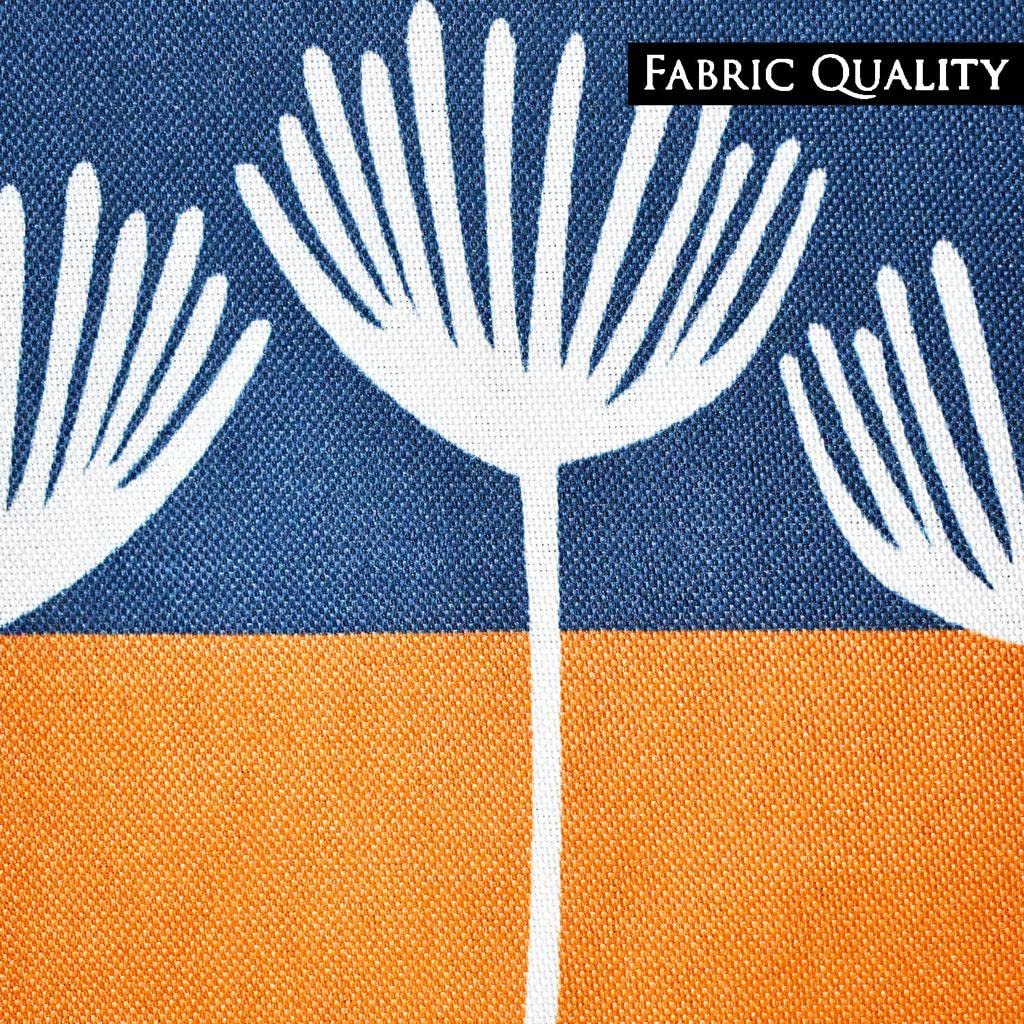 Kussenhoes | Rechthoekige jute oranje set van 2 | 30x46cm