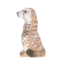 Wudimals® Wooden Meerkat Animal Toy