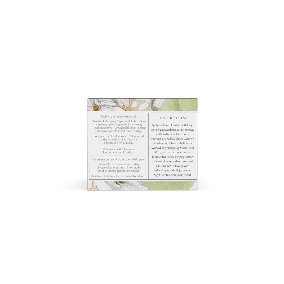Ayurvedic Hydrating Day Cream with SPF 15 50 gr