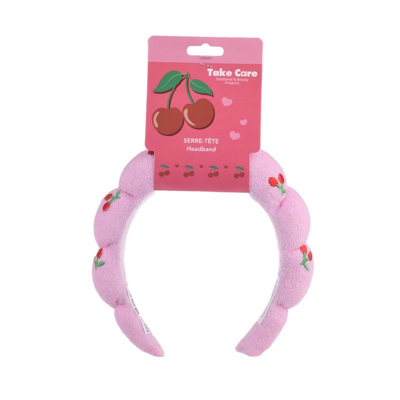 Words Cherry Skincare Headband – Serre-tête Beauté