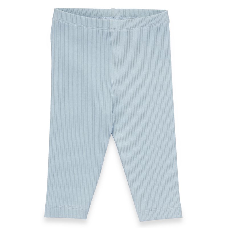 Baby -leggings - Fancy Rib - Blau