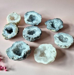 Mexicaanse Agaat Druzy Geode 1 stuk