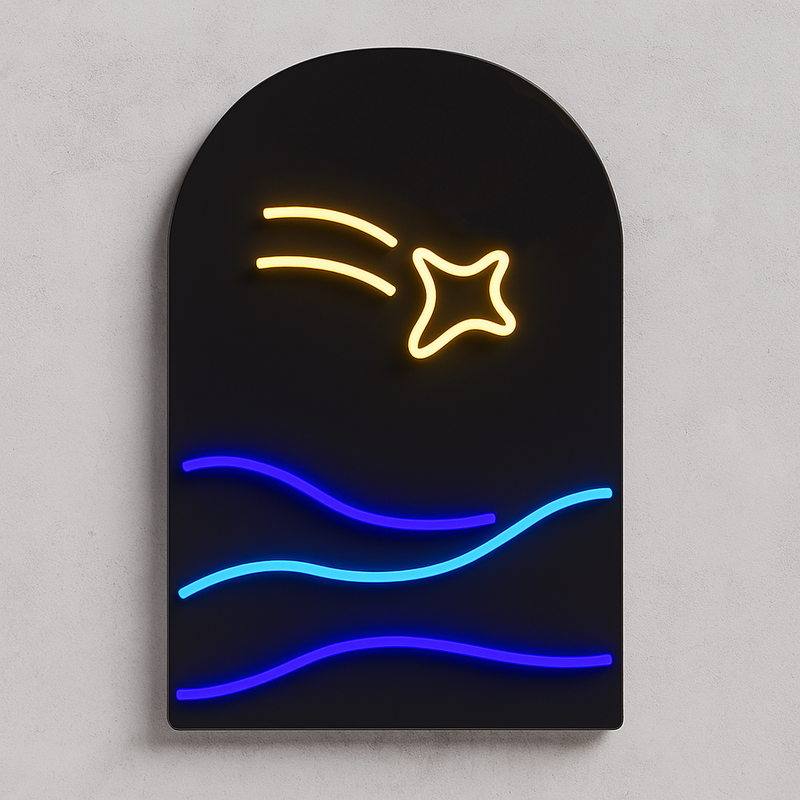Estrella fugaz Neon Led