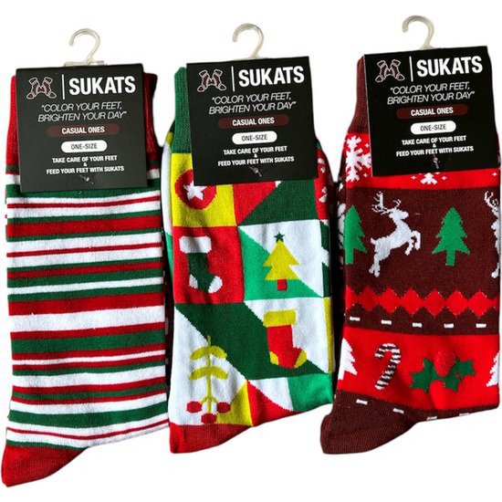 One-size Kerst B 3 paar