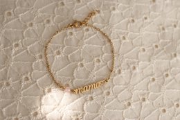 Bracelet Mama & Quartz Rose - Or