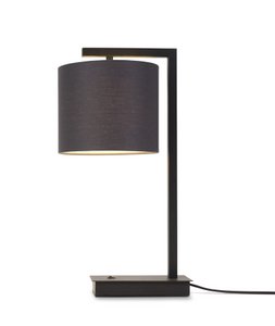 Tafellampe Boston schwarz/kap 1815 schwarz