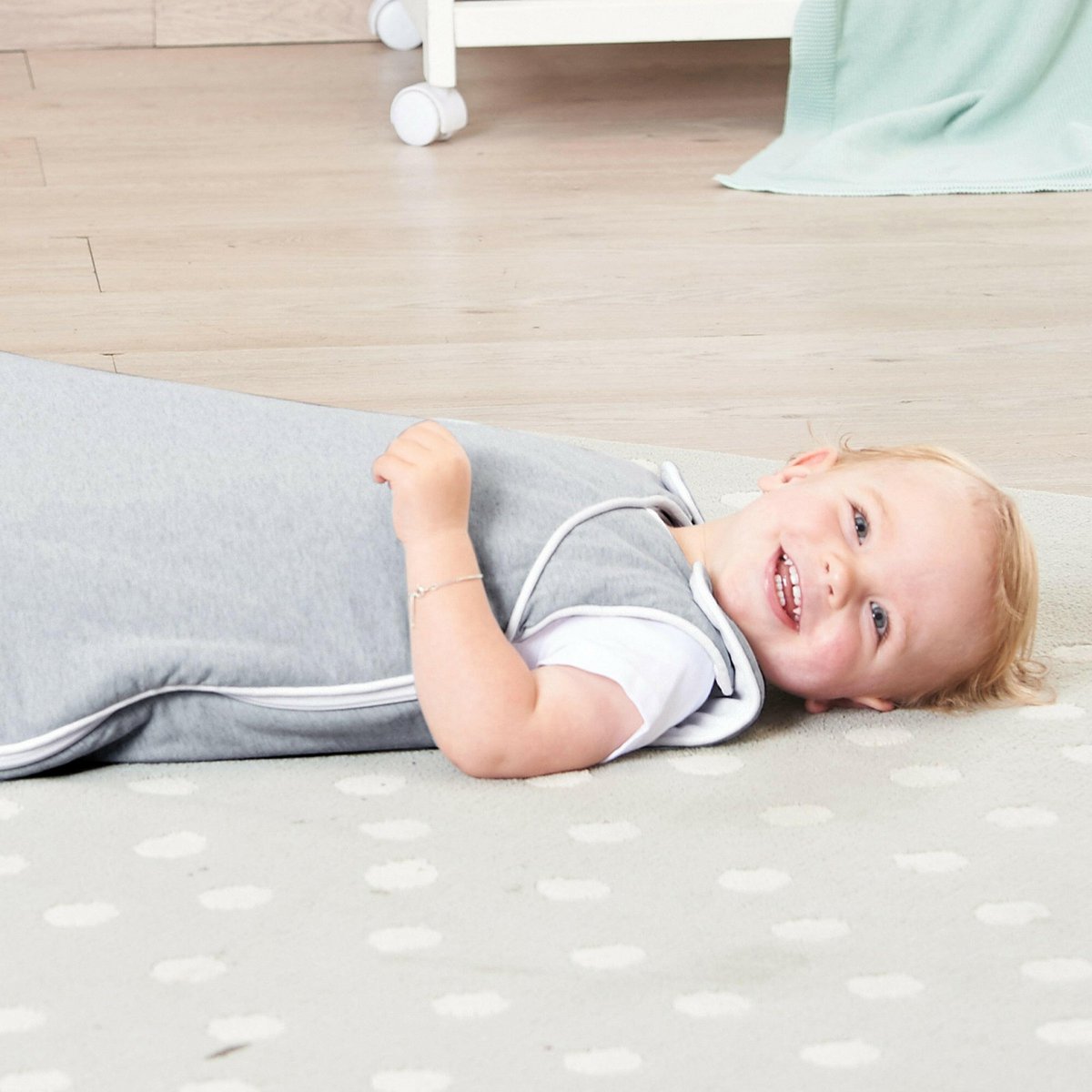 Grå babysovepose