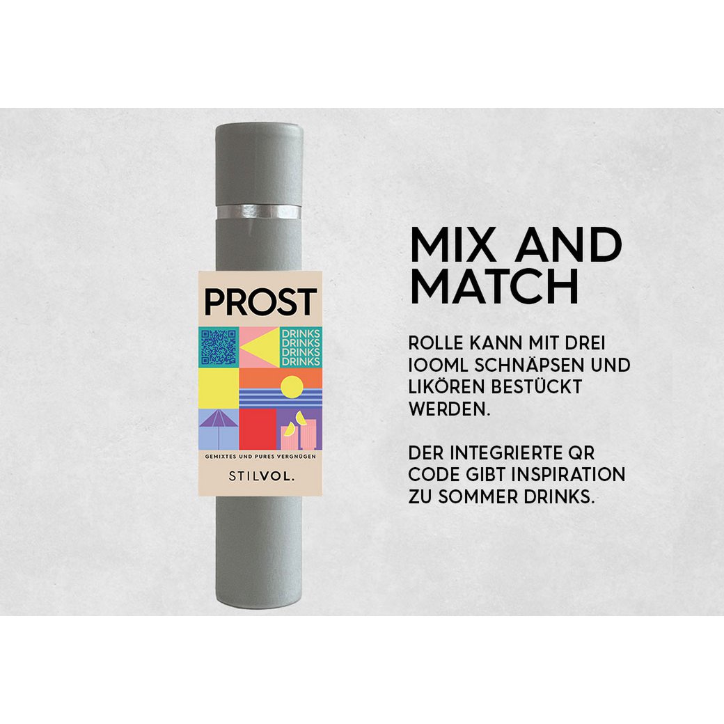 Mix & Match Geschenkset: 3x 100ml Schnäpse oder Liköre von STILVOL. als Probierset