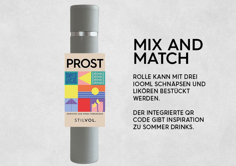 Mix & Match Geschenkset: 3x 100ml Schnäpse oder Liköre von STILVOL. als Probierset