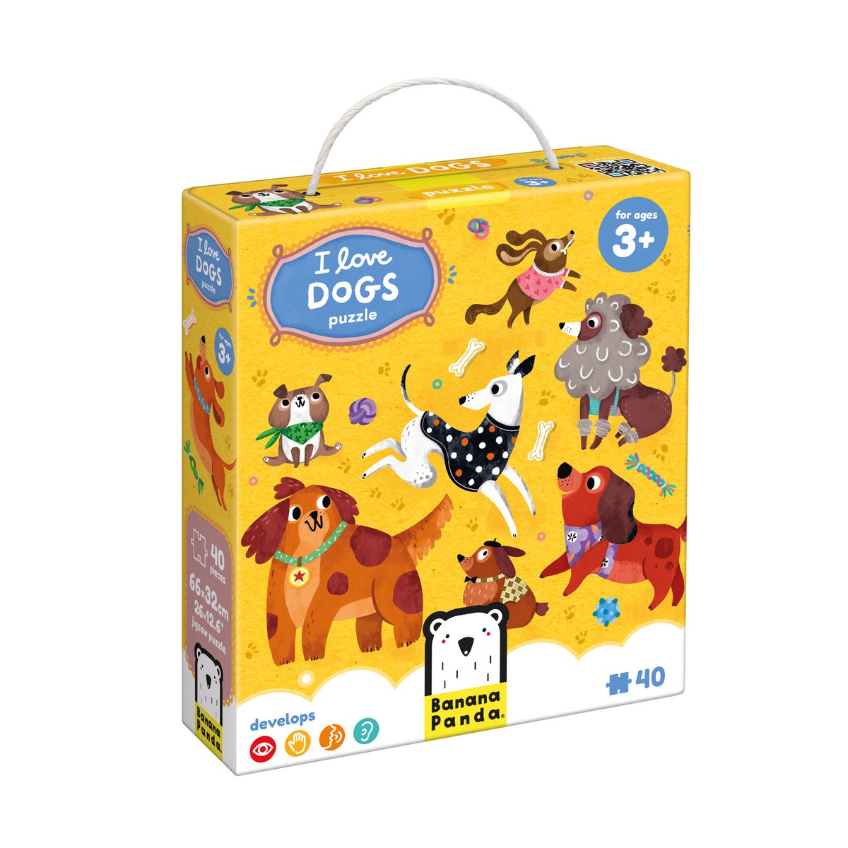 J'aime les chiens Puzzle 3+
