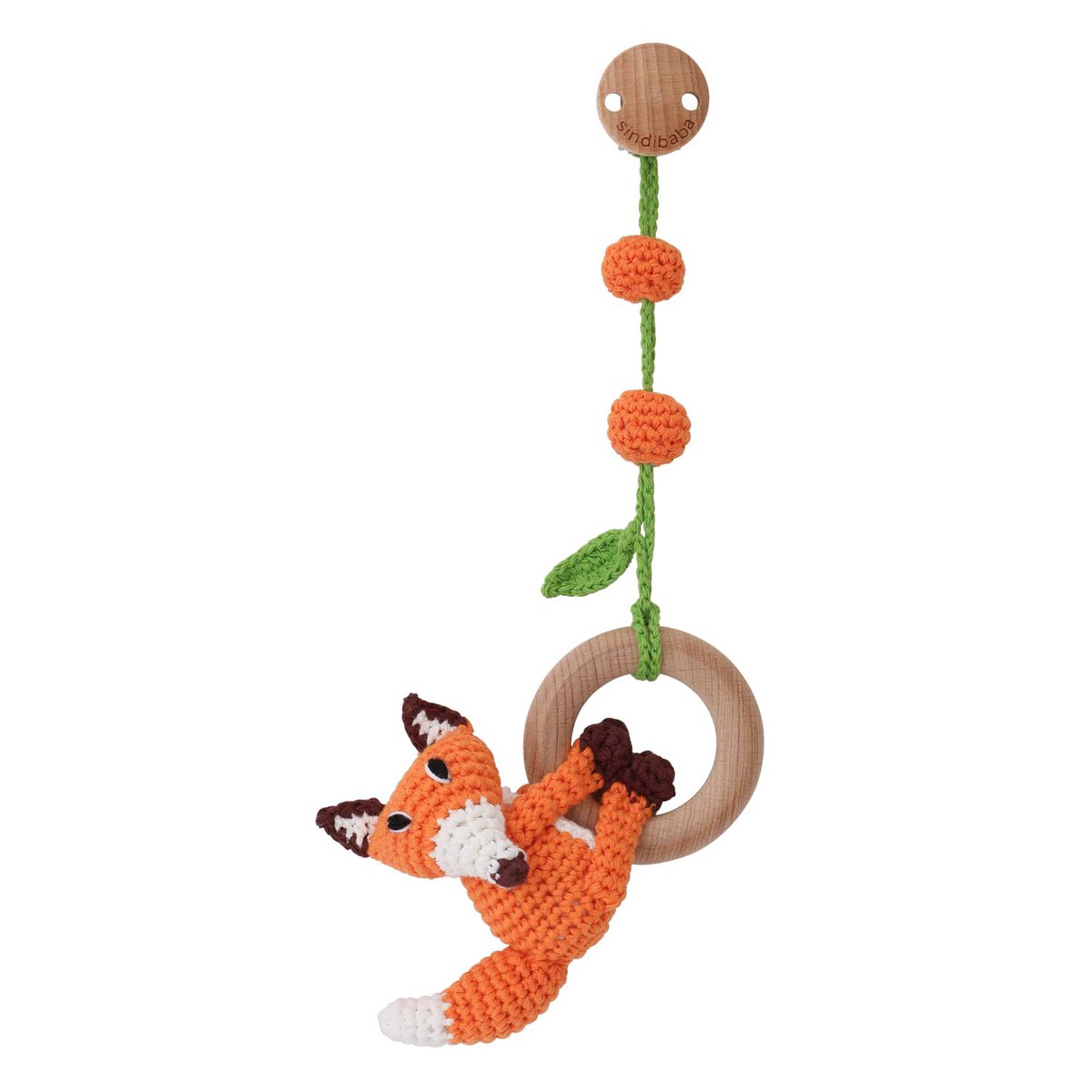 3in1 hangend speelgoed vos FRED (biologisch)