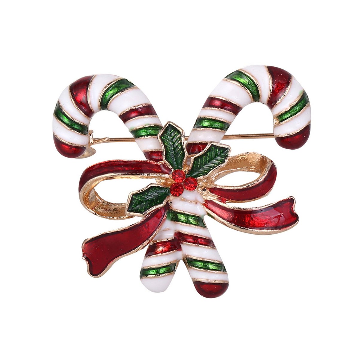 Brooch - Candy cane