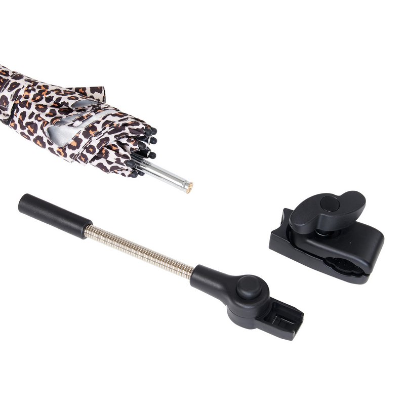 Bellasol - Leopard - Parasol barnevogn/buggy universal - Speciel UV-bestandig belægning - 1 års garanti