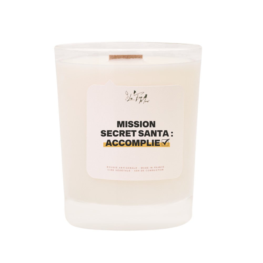 Scented candle: Secret Santa Mission: accomplished