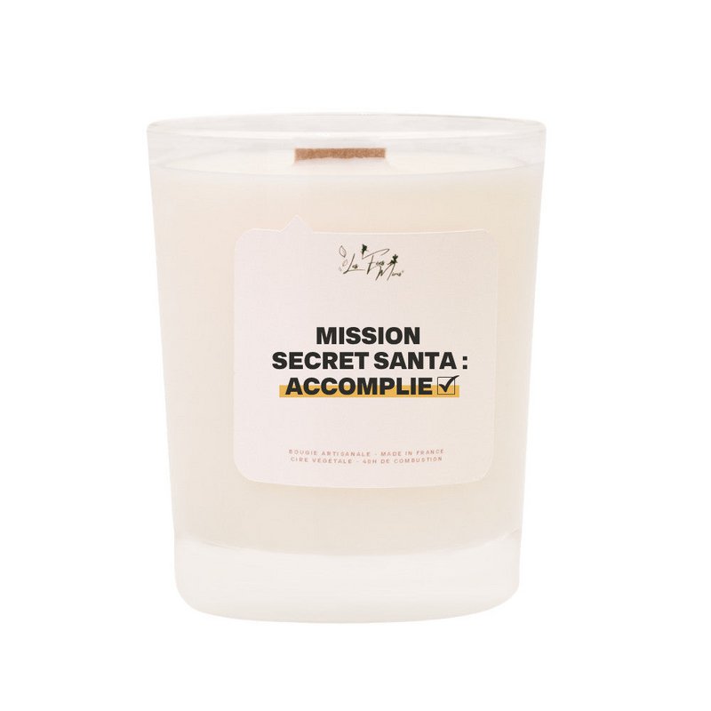 Scented candle: Secret Santa Mission: accomplished