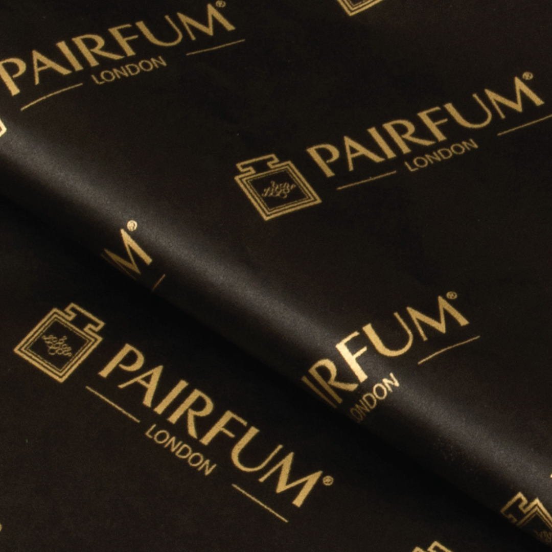 Seidenpapier in Schwarz & Gold
