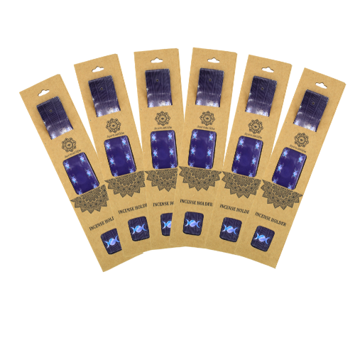 Porta Incienso Laminado Triple Luna Set de 6 piezas