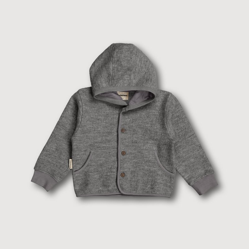 Veste à capuche en laine - Tempête