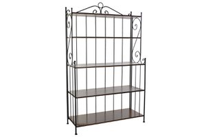 FORGED FIR SHELF 112X44X184 BLACK MB180799