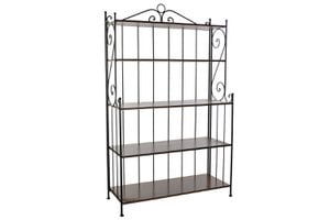 FORGED FIR SHELF 112X44X184 BLACK MB180799