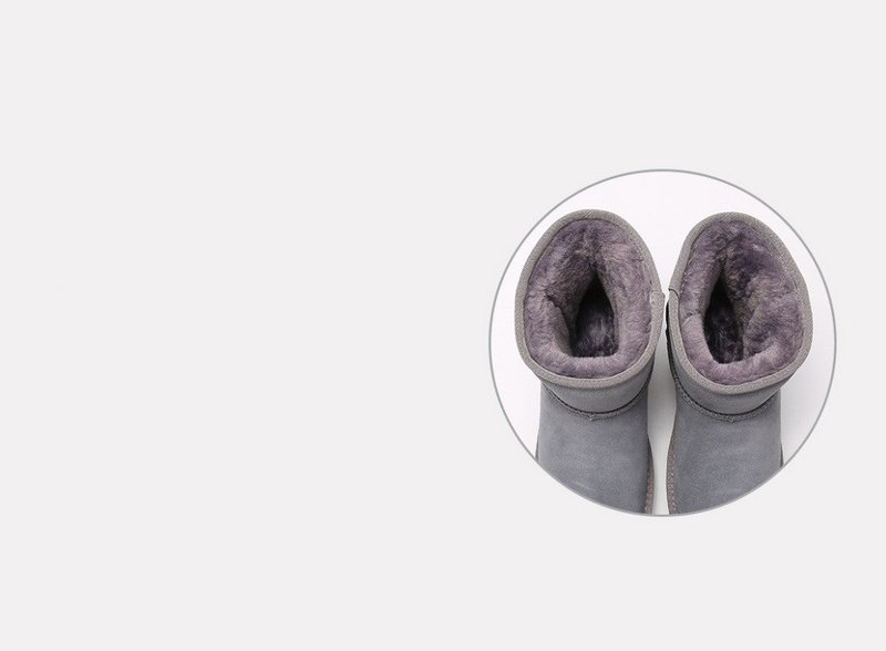 Nowe buty średniej wielkości z płaską podeszwą, pluszowe śniegowce dla kobiet