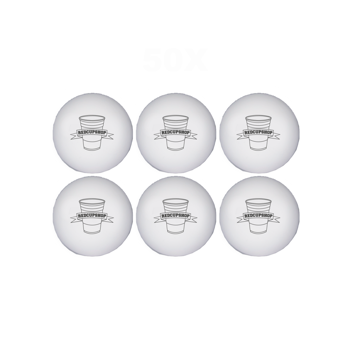Beer Pong Balls - OG Red (50 pieces)