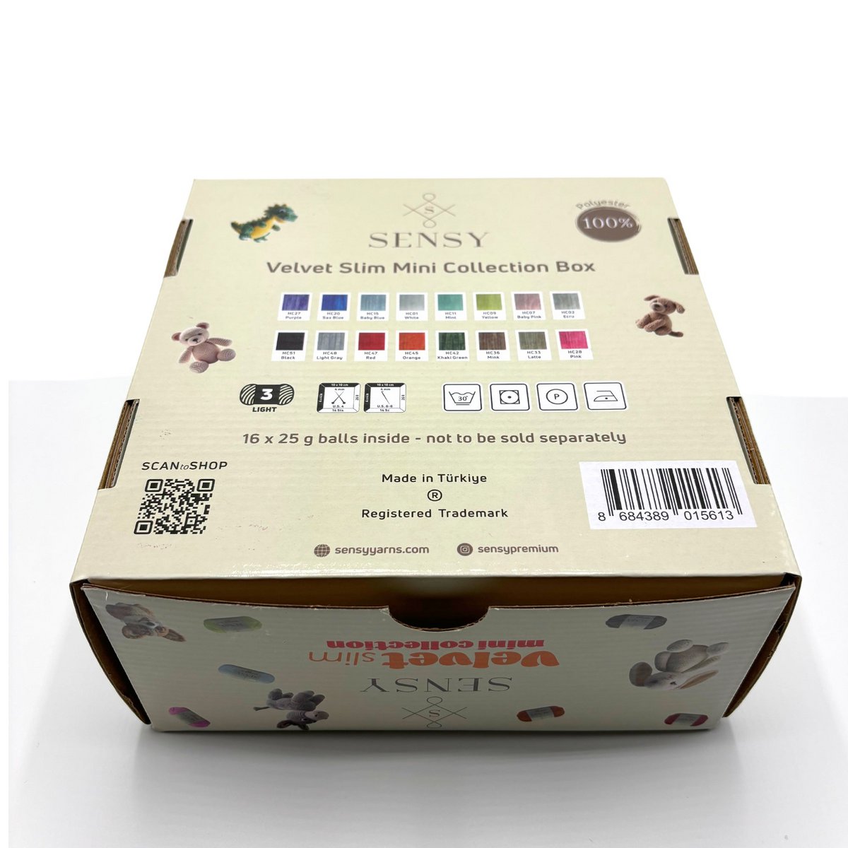 Pudełko kolekcjonerskie Velvet Slim Mini (16 motków)