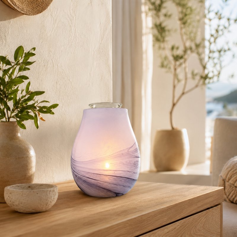 Soft heat diffuser - Calorya n ° 11 - in glass - Diffusion and lamp - Aromatherapy accessory - Decoration and gift idea