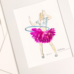 Hula Hoop Fitness - Art Prints