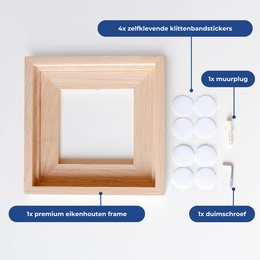 Premium Oak Wooden Frame