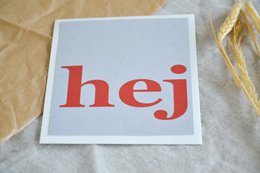 Postcard "hey"