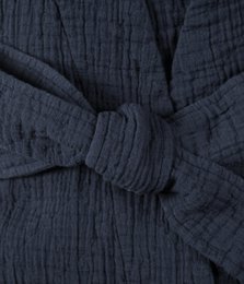 Cotton bathrobe Orion Solid Anthracite