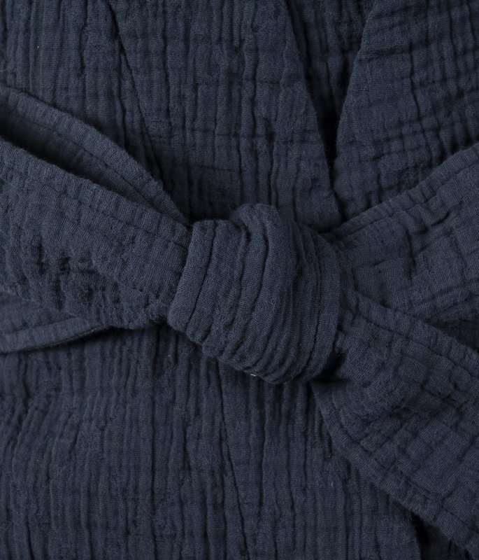 Cotton bathrobe Orion Solid Anthracite