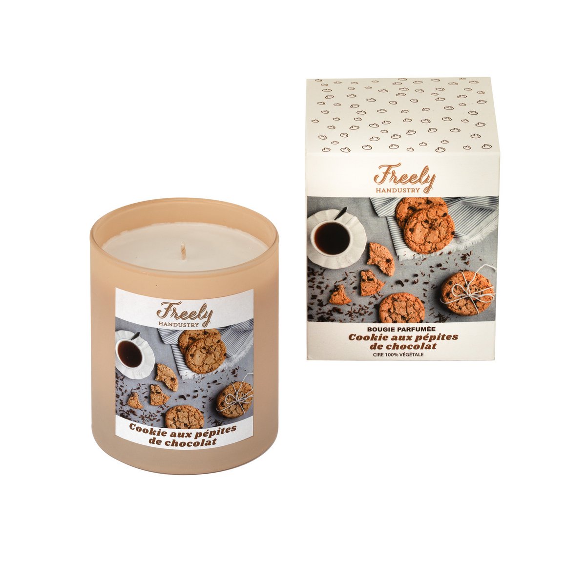 Cookie scented candle