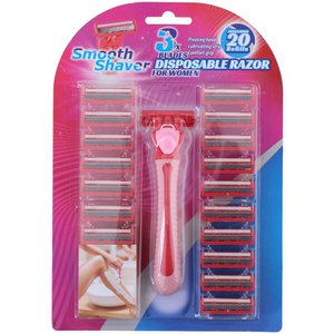 Razor set 21-piece 3blades women