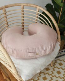 Almohada de lactancia de lino - 6 COLORES, almohada de lactancia, almohada de lactancia de lino, almohada en forma de u, ayudante para la madre y el bebé, almohada de lactancia de lino