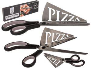 Pizzaschneider mit Heber, ca. 27 x 8 cm,