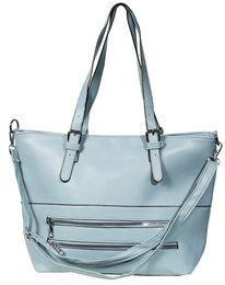 Borsa/shopper da donna in similpelle, blu