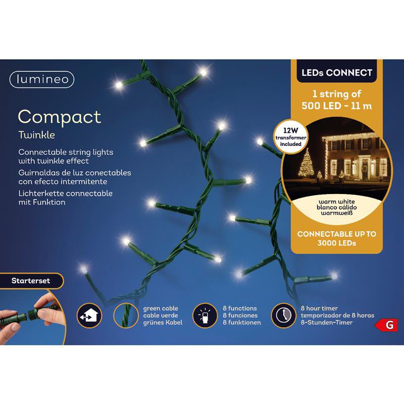 LED's connect compacto START warmwit 11m