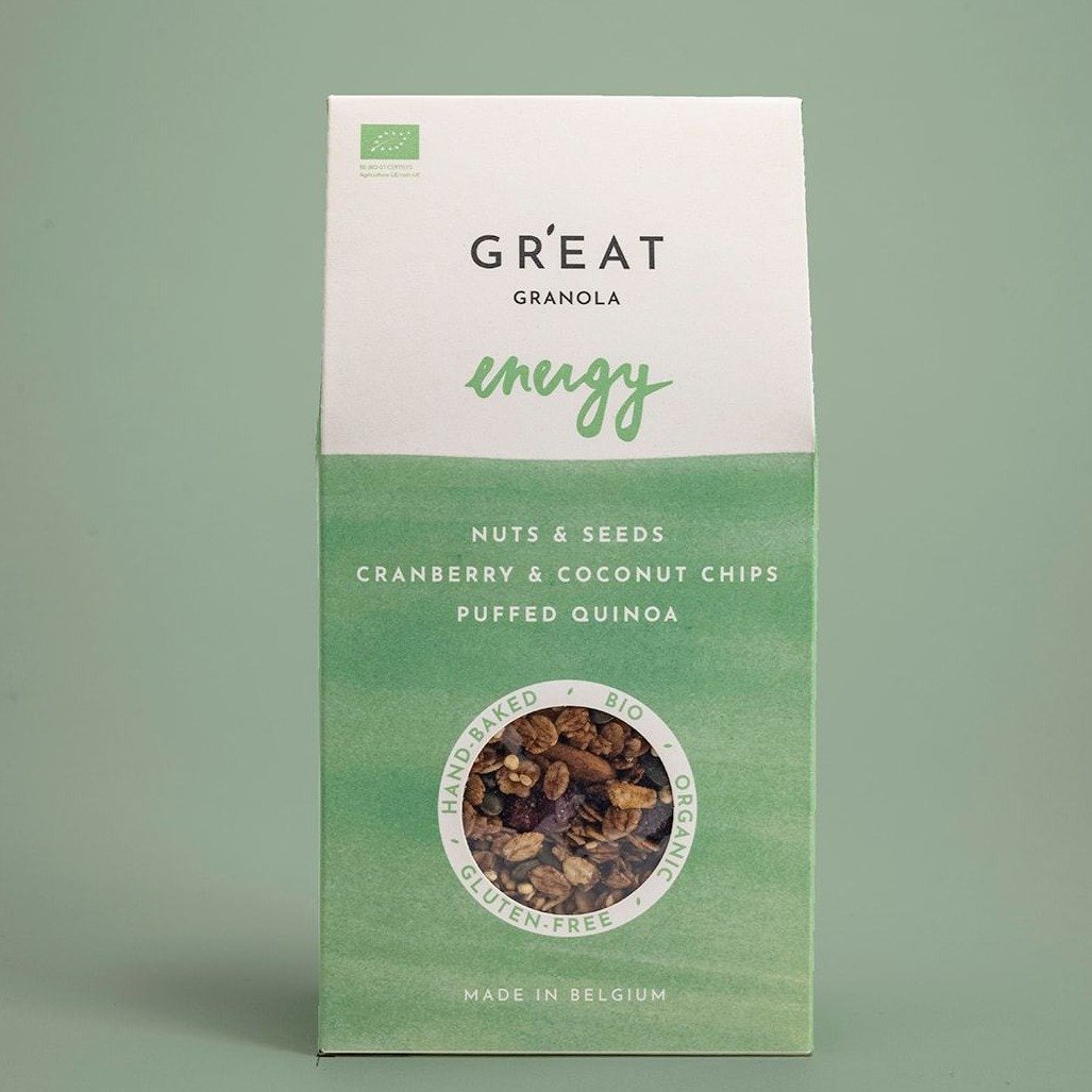 GR'EAT granola ENERGY 300g ORGANICZNY BEZGLUTENOWY
