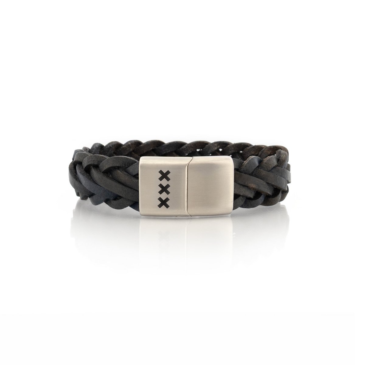 Læderarmbånd Sort | Værftet