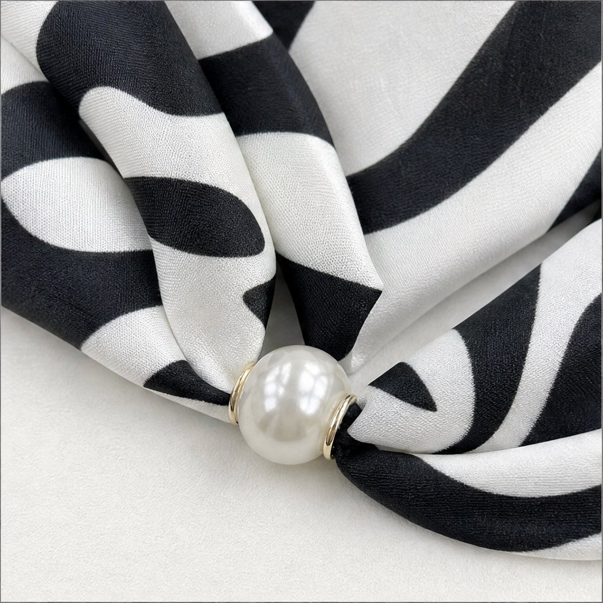 HS Pearl Scarf Zebra Print - Multiple Colors