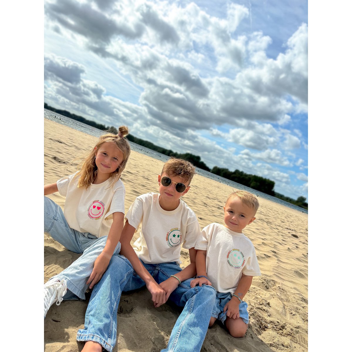 T-shirt Smiley - Menthe