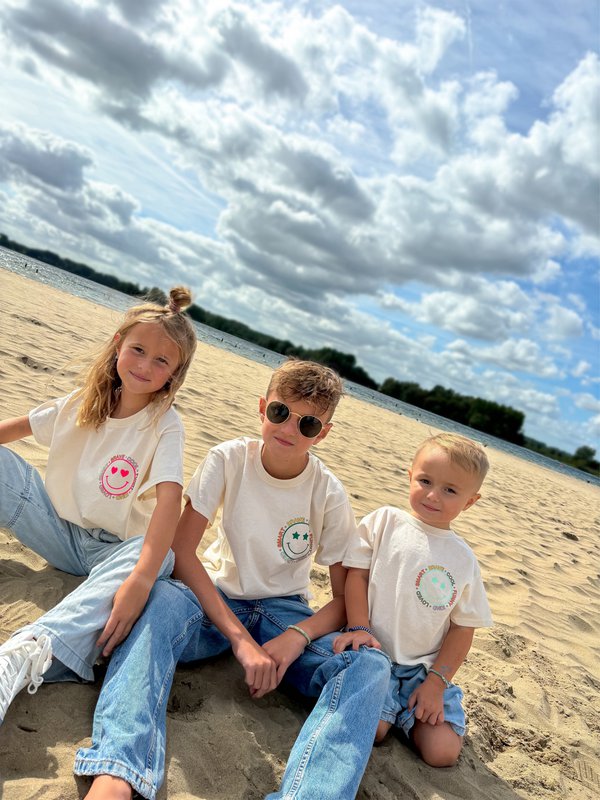 T-shirt Smiley - Menthe