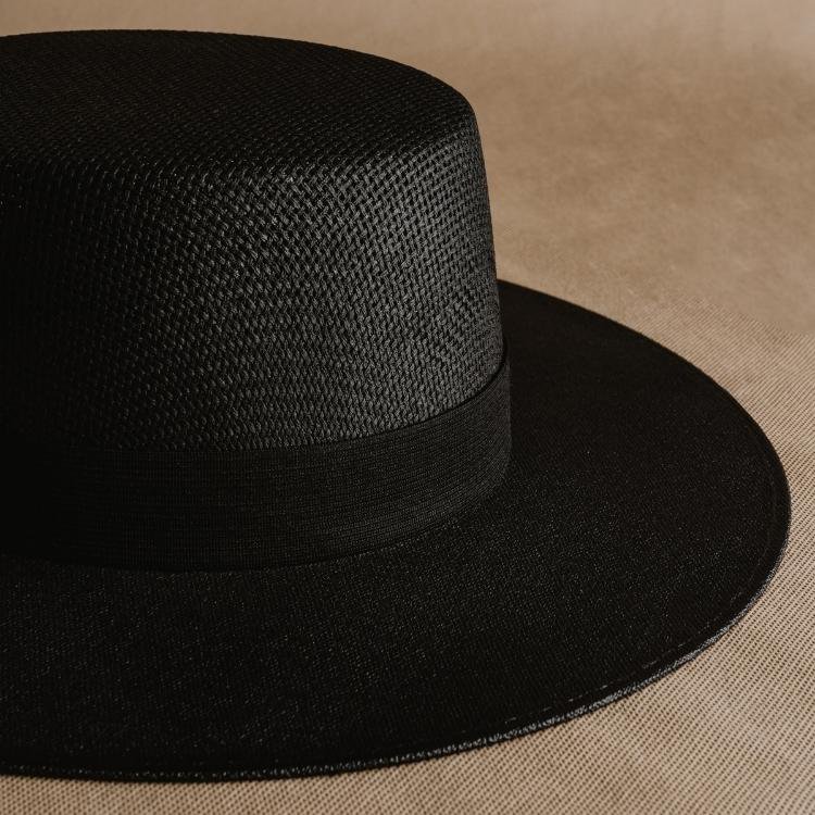 Guadalajara · Black boater hat