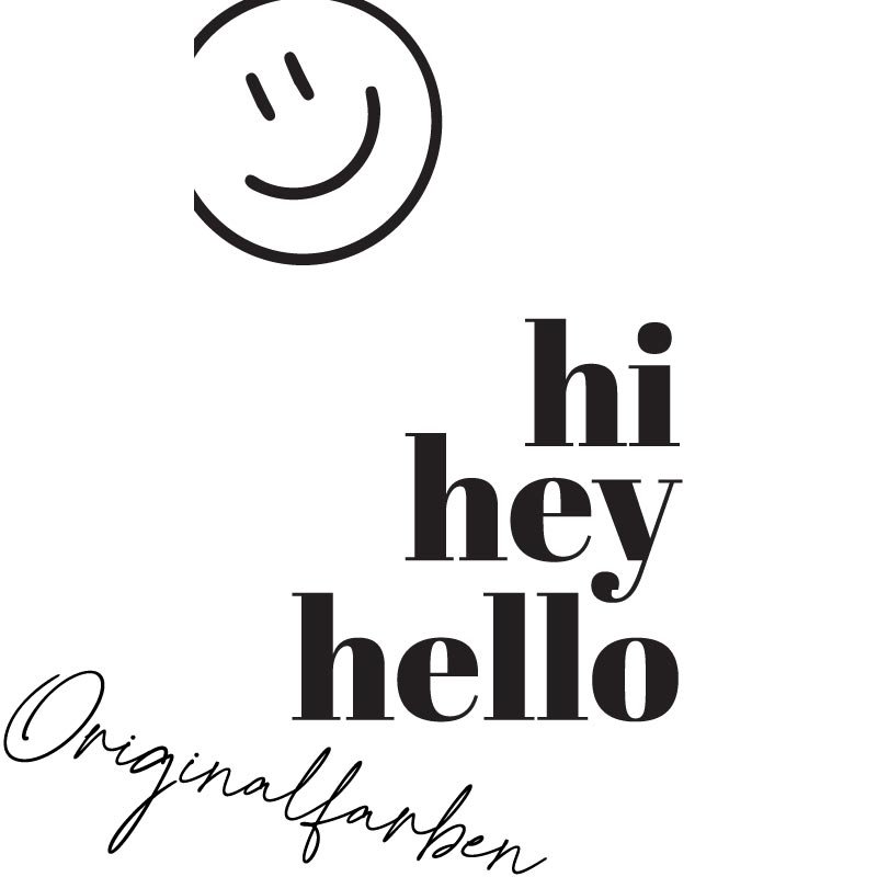 Gift box hi hey hello | Pen holder with lid