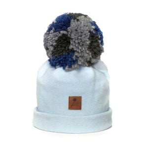 Winter hat ALPACA BOHO Blue M