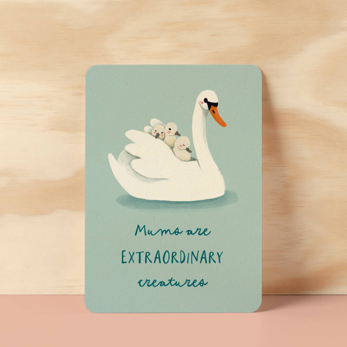 Postcard | Swan mum
